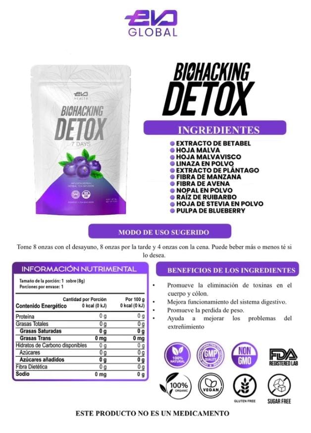 MEDIO PROGRAMA DETOX + ENVÍO GRATIS